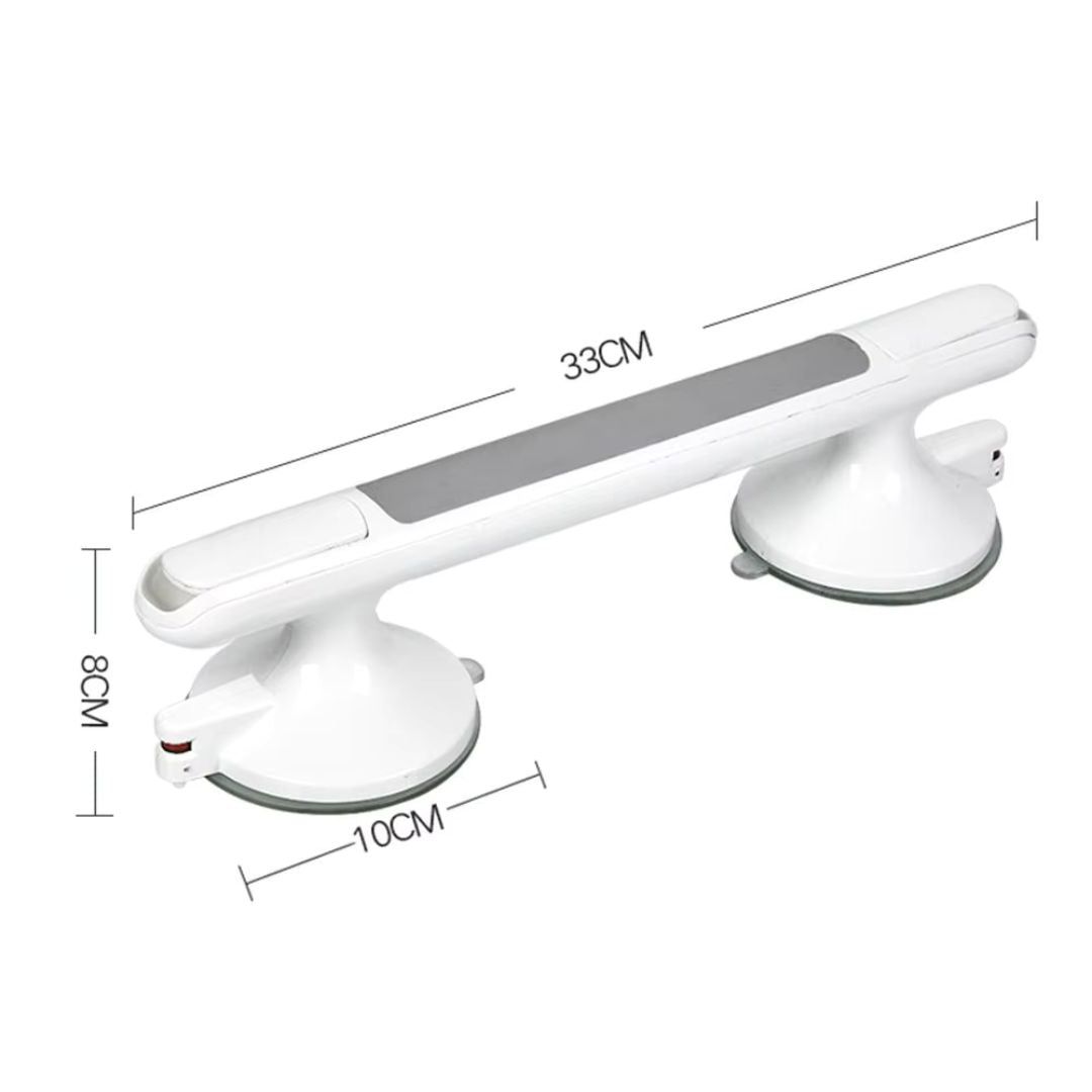 Barre d'appui de sécurité à ventouses pour douche et baignoire sans perçage antidérapante pour seniors et PMR | Koossa