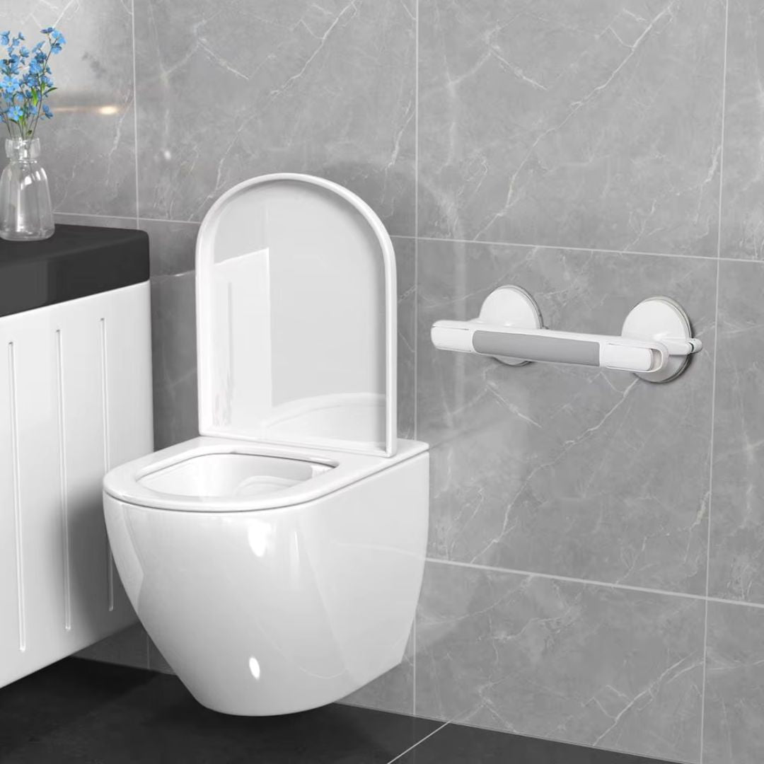 Barre d'appui de sécurité à ventouses pour douche et baignoire sans perçage antidérapante pour seniors et PMR | Koossa