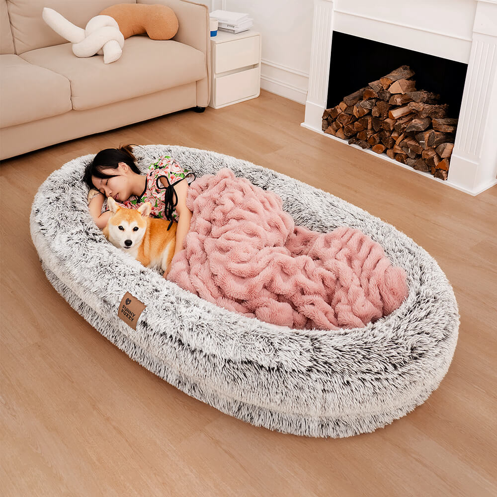 Dog Bed Donut Oval Orthopaedic Foam M L XL 2XL Waterproof Washable Anti-Slip Calming Cuddler Pet Sofa Bed | Koossa