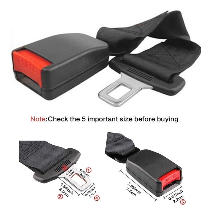 Rallonge de Ceinture de Sécurité Universelle pour Plus de Confort en Voiture et Trajets Longue Distance | Koossa