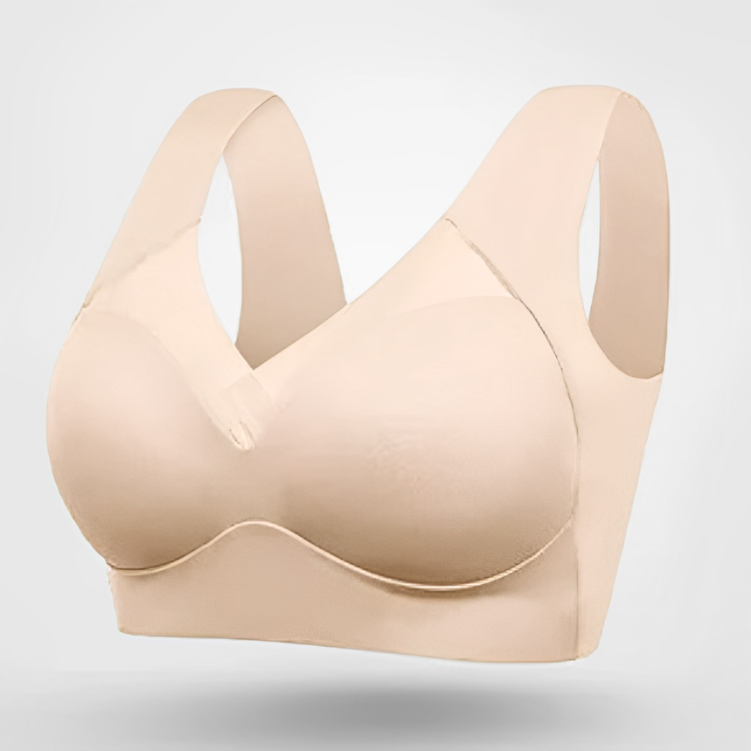 Women's Seamless Comfort Bra in Black, Beige, Navy, Pink & Powder Blue – Everyday Support with Invisible Finish | Koossa
