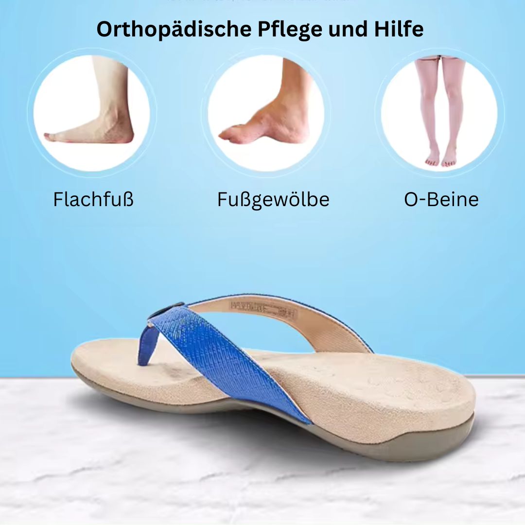 Women's Orthopedic Slide Sandals — Cushioned Arch Support Footwear for All-Day Comfort & Walking | Koossa
