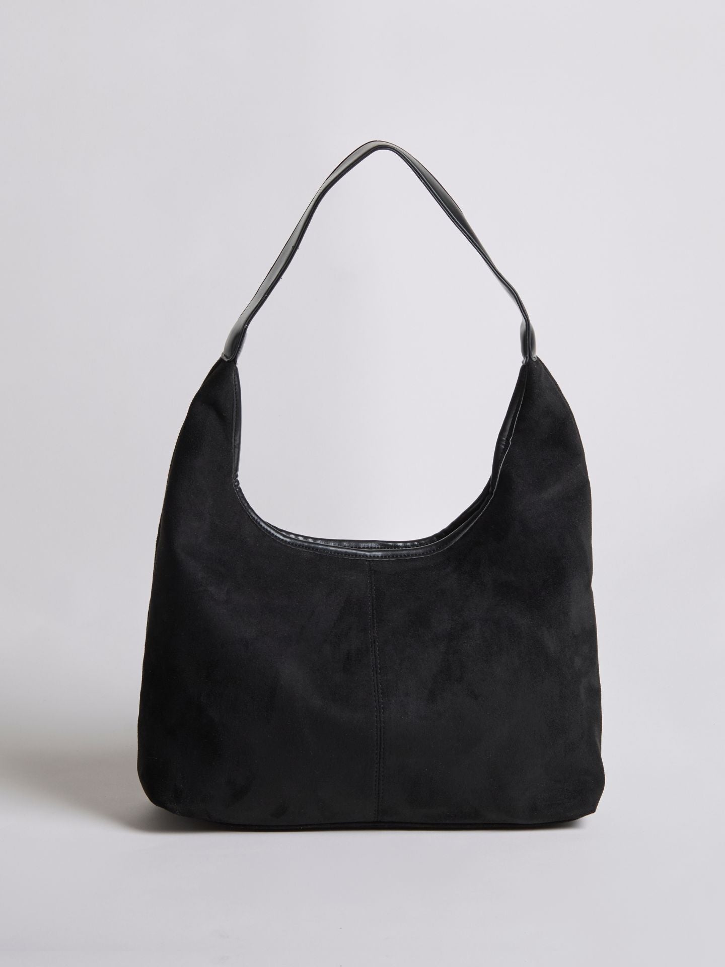 Slouchy Suede-Effect Hobo Bag with Single Shoulder Strap for Everyday Elegance and Effortless Winter Style | Koossa