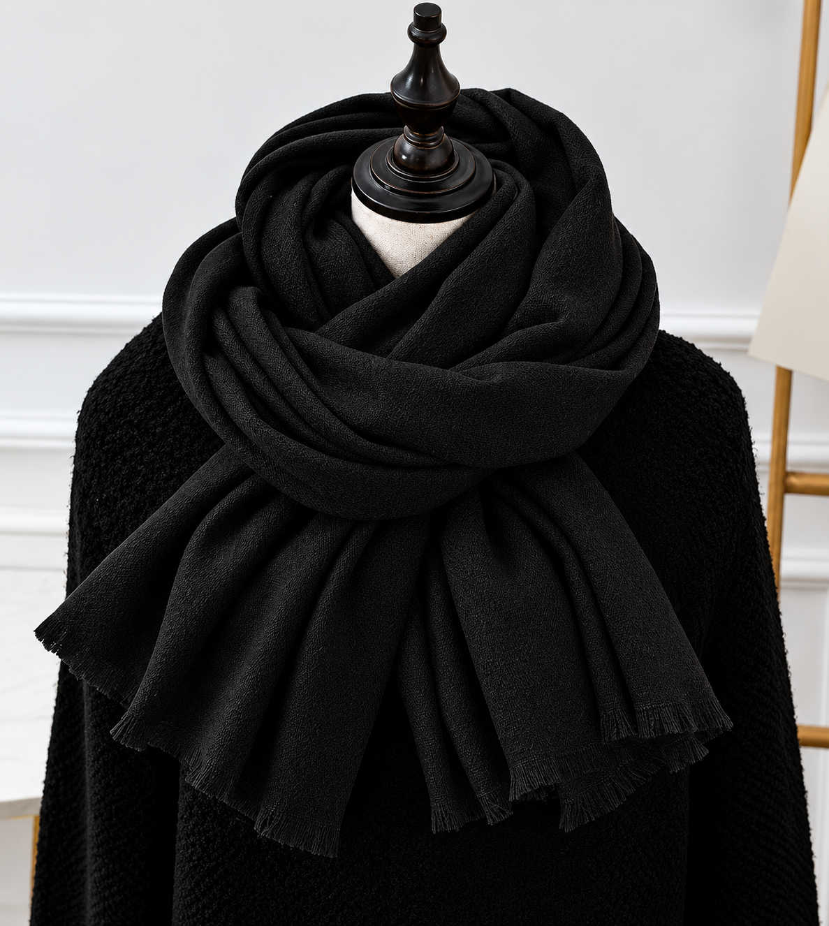 Soft Knit Scarf Unisex Long Neck Wrap Winter Accessory for Cold Weather Layering Men Women | Lonoma