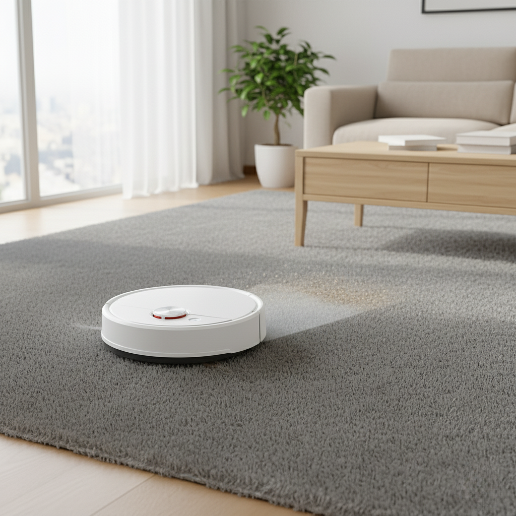 Robotic Vacuum and Mop Combo 2-in-1 Automatic Floor Cleaner Smart Navigation Self-Charging Robot Vacuum for Hardwood Tile Pet Hair | Lonoma