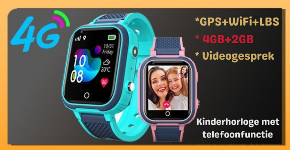 Kids GPS Smartwatch with Video Calling and SOS Alert – 4G Location Tracker with Voice Messaging, Splash-Resistant Wearable Phone for Children | Lonoma