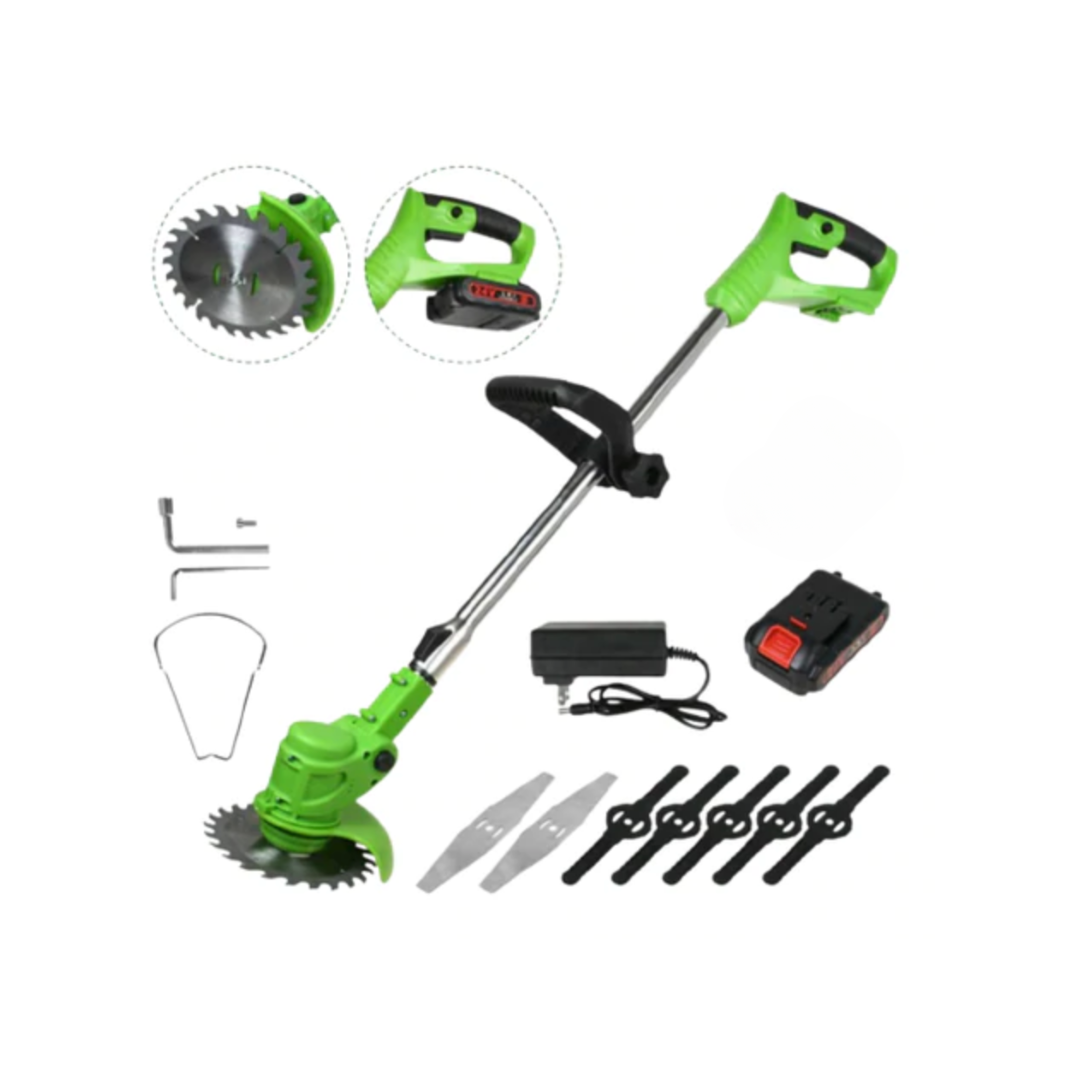 Coupe-bordures sans fil 24 V avec lame rotative 15 cm pour pelouses jardins allées et finitions nettes précises | Koossa