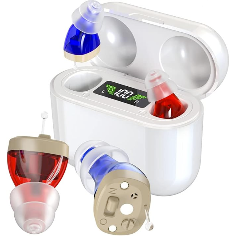 Amplificateur auditif rechargeable discret avec autonomie prolongée jusqu'à 20 heures pour le quotidien | Koossa