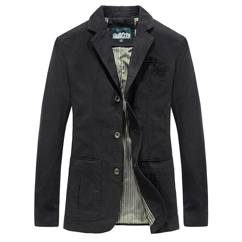 Women's Tailored Lightweight Blazer in Khaki, Black & Green – Smart Casual Jacket for Work & Weekends | Koossa