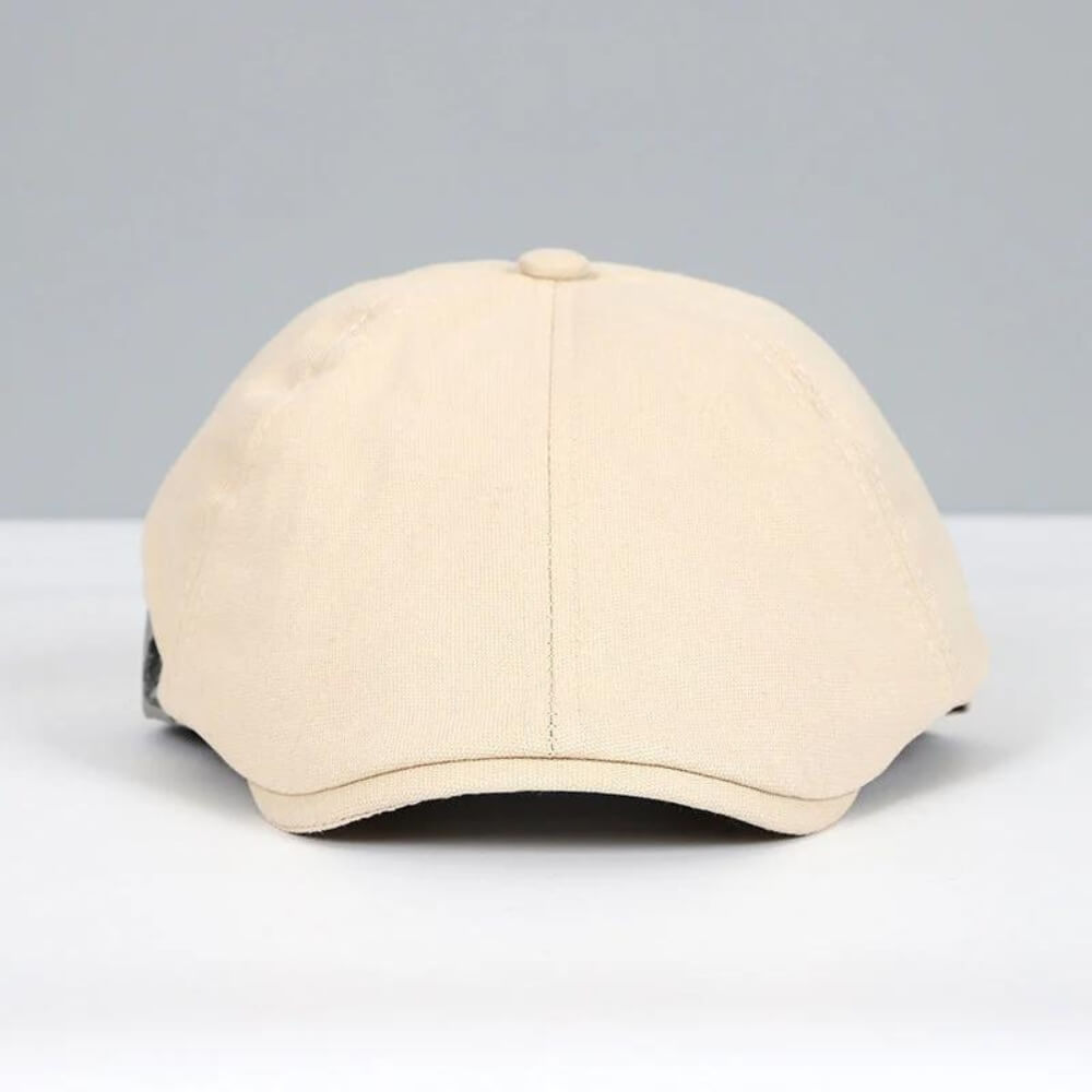 Structured Flat Cap with Adjustable Strap in Heritage Newsboy Style – Timeless Headwear for Smart Casual Wear | Koossa