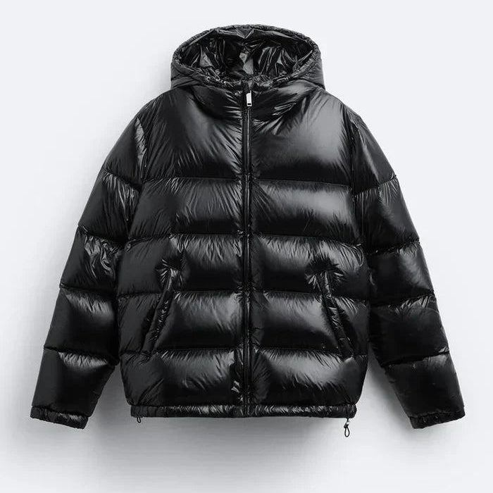 Men's Waterproof Quilted Puffer Jacket — Insulated Outerwear for Autumn Winter & Outdoor Adventures | Koossa