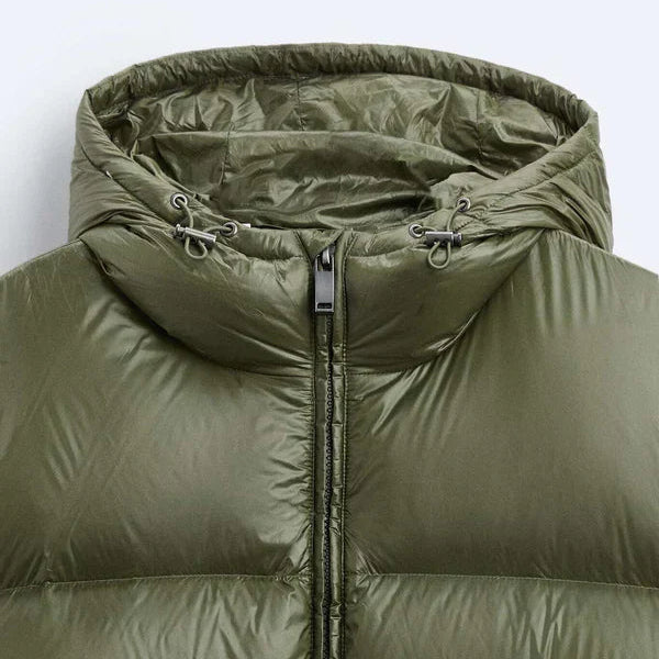 Men's Waterproof Quilted Puffer Jacket — Insulated Outerwear for Autumn Winter & Outdoor Adventures | Koossa