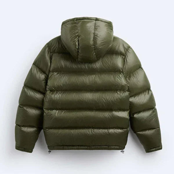 Men's Waterproof Quilted Puffer Jacket — Insulated Outerwear for Autumn Winter & Outdoor Adventures | Koossa