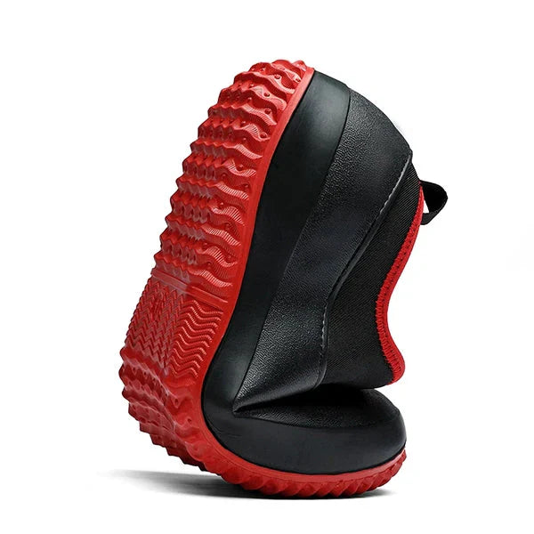 Water-Resistant Slip-On Work Shoes with Cushioned Footbed and Non-Slip Sole for Men and Women All-Day Comfort Commuting Daily Wear | Koossa
