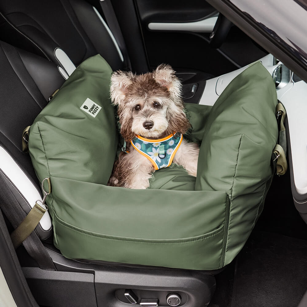 Dog Car Seat Bed Oxford Fabric Waterproof Anti-Slip Safety Buckle Small Medium Dogs Travel Home Carrier | Koossa