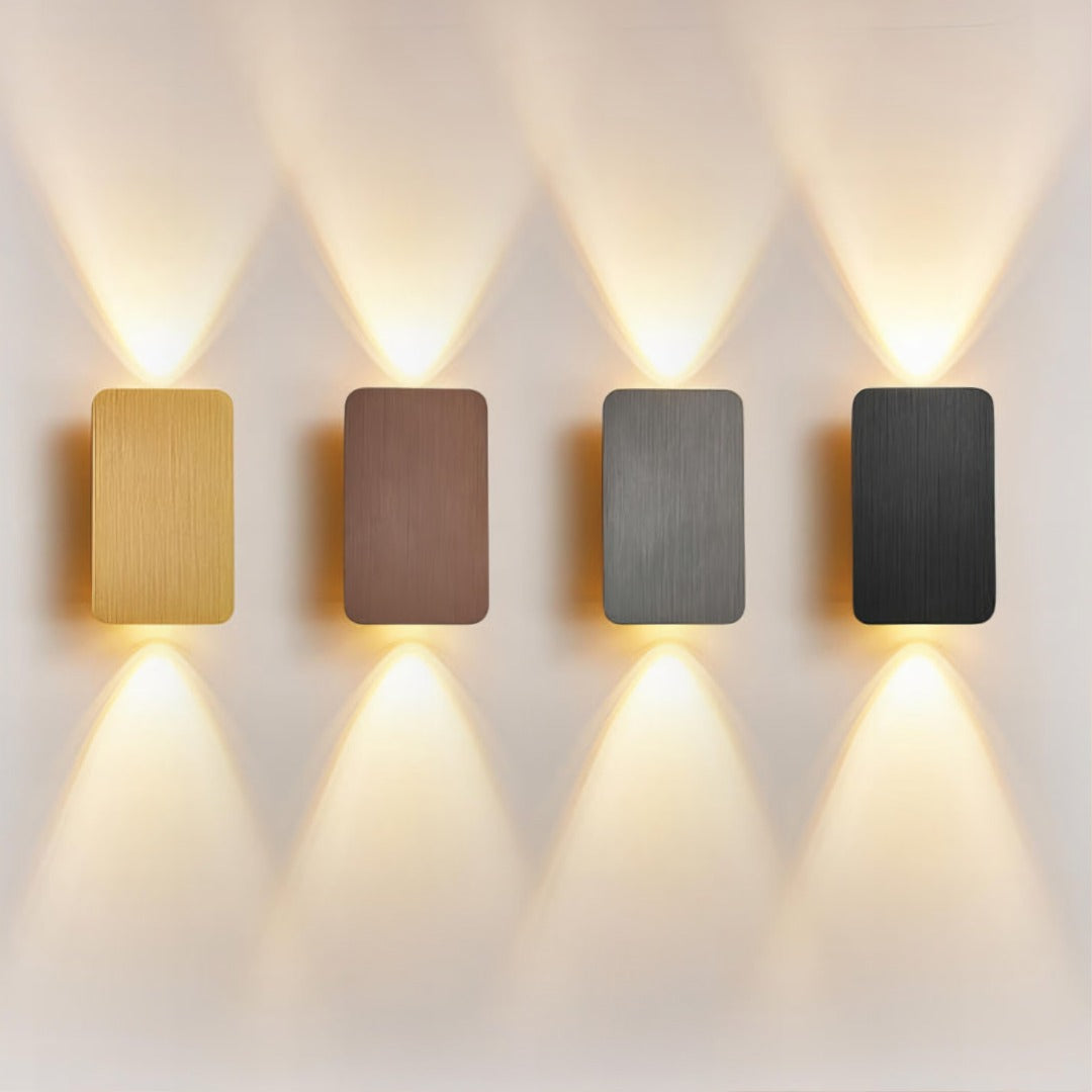 Applique murale bois LED effet lumineux doux ambiance chaleureuse intérieur moderne décoration accentuée | Koossa