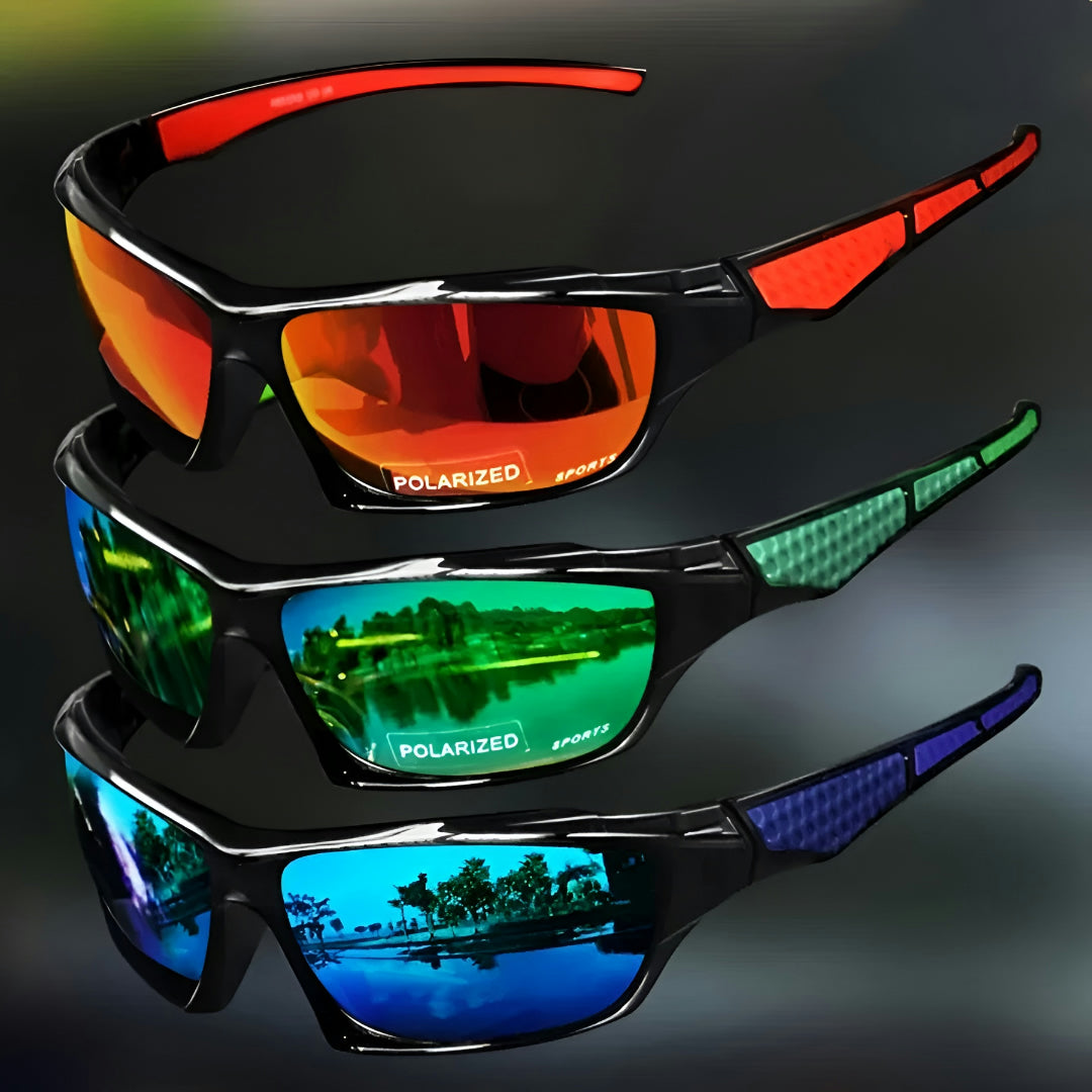 Lunettes Sportives UV400 Verres Polarisés Cyclisme Course Randonnée Légères Confort Optimal Extérieur | Koossa