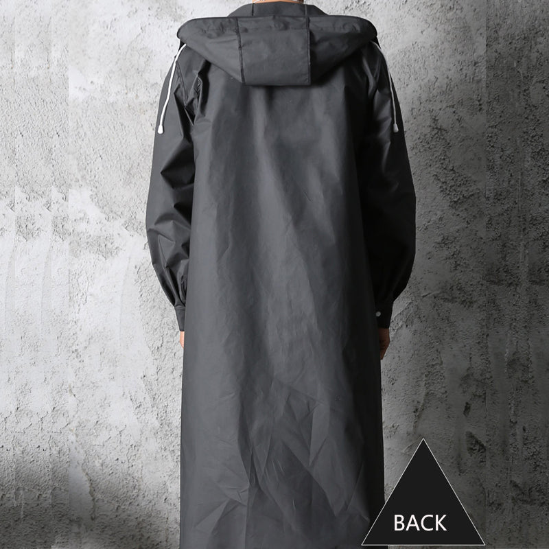 Unisex Waterproof Long Raincoat — Breathable Outdoor Coat for Autumn Walks & Countryside Adventures | Koossa