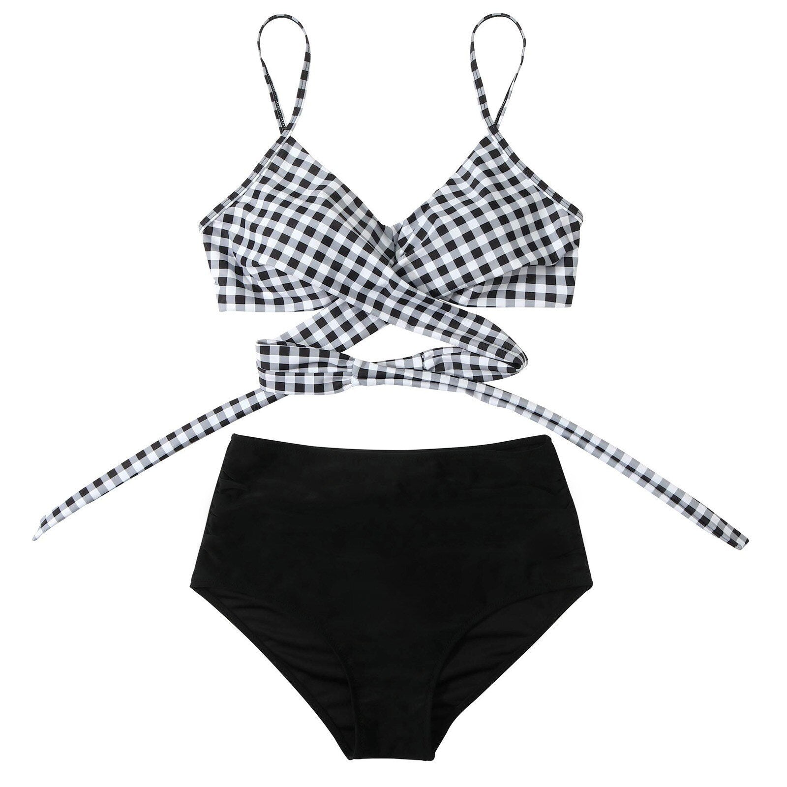 Women's High-Waisted Bikini Set — Flattering Two-Piece Swimwear for Summer Holidays & Beach Days | Koossa