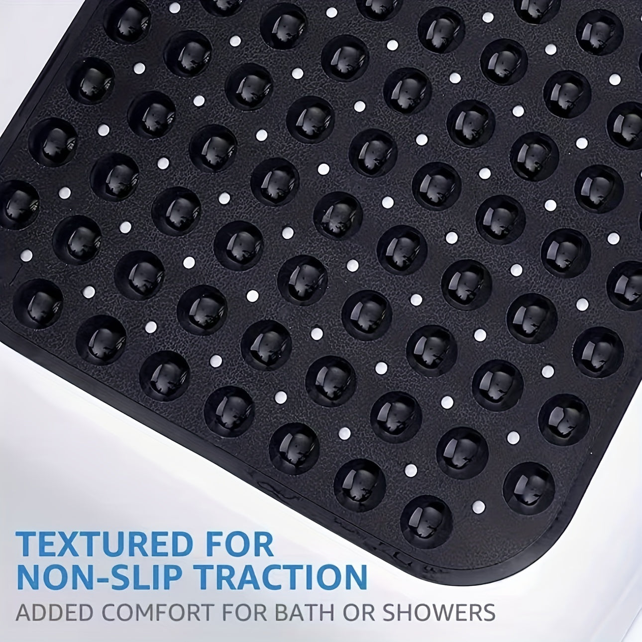 Tapis Antidérapant Extra Long pour Baignoire et Douche avec Ventouses Puissantes 101 × 40 cm Salle de Bains | Koossa