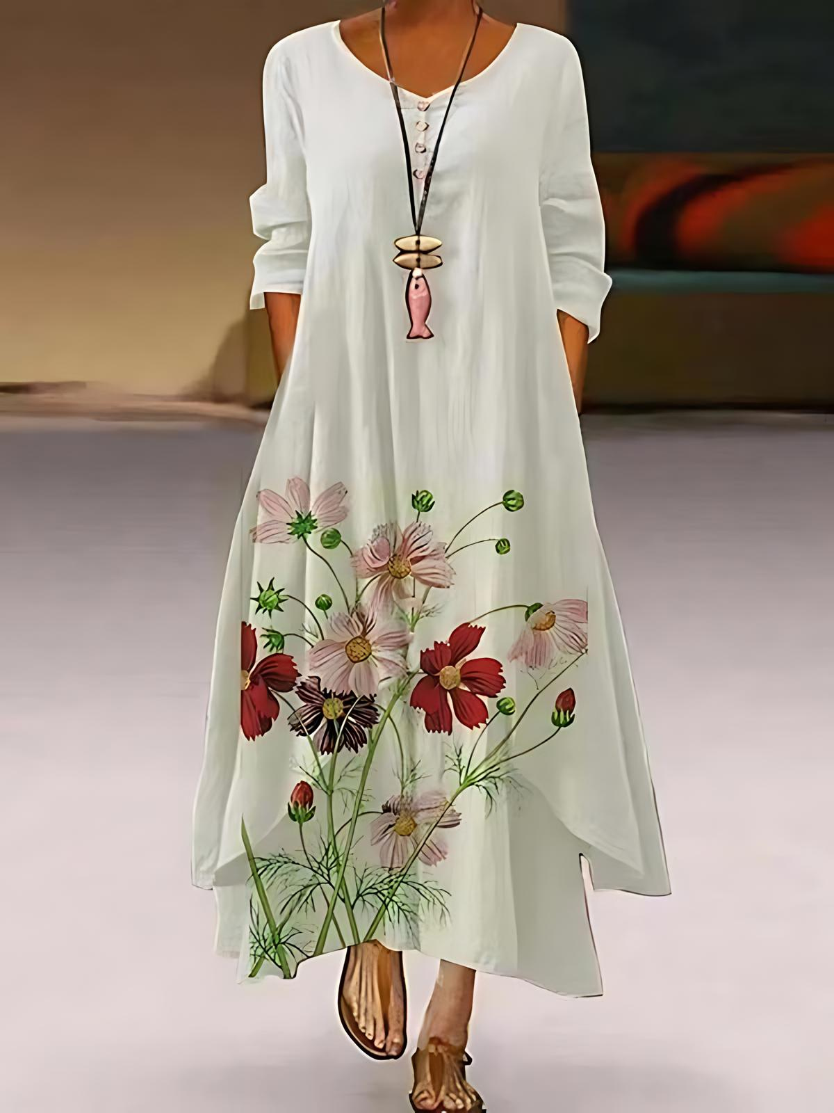 Women's Layered Midi Dress with Tummy Control — Elegant Dress for Special Occasions & Evening Events | Koossa