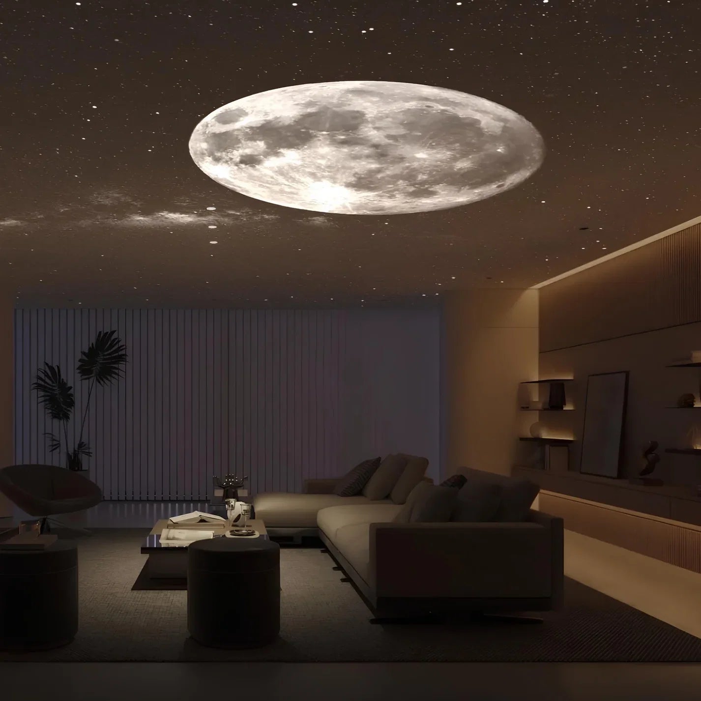 Projecteur ciel étoilé avec 12 scènes cosmos modulables pour chambre enfant ambiance nocturne effet galaxie | Koossa