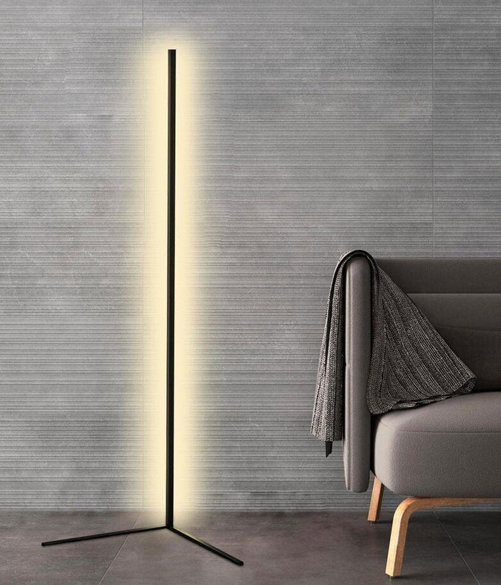Lampadaire Design LED 24W Réglable Blanc Chaud et RGB Pied en V Minimaliste Éclairage d'Ambiance pour Salon | Koossa