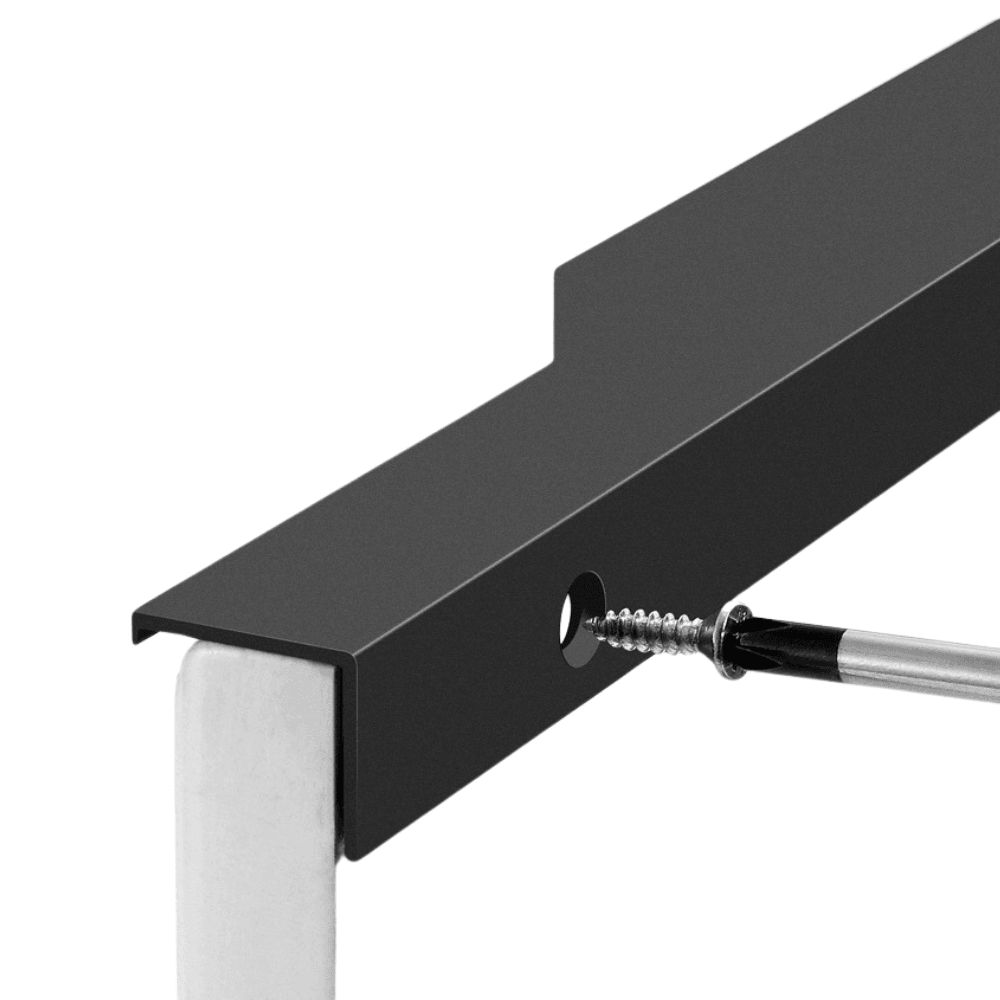Recessed Edge Pull Cabinet Handle with Angled Profile & Fingerprint-Resistant Finish for Drawers & Cabinets | Lonoma