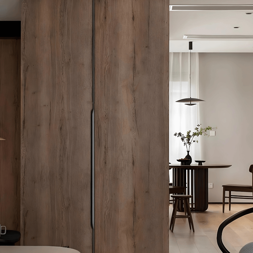 Recessed Edge Pull Cabinet Handle with Angled Profile & Fingerprint-Resistant Finish for Drawers & Cabinets | Lonoma