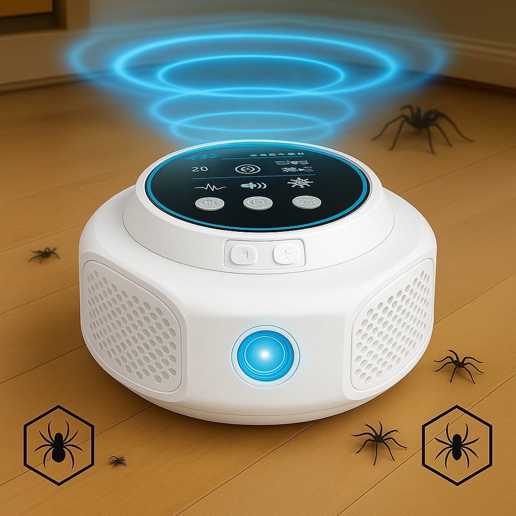 Ultrasonic Pest Repeller Plug-In Spider Control Chemical-Free Pet Safe Electronic Insect Deterrent for Home Indoor Coverage | Lonoma
