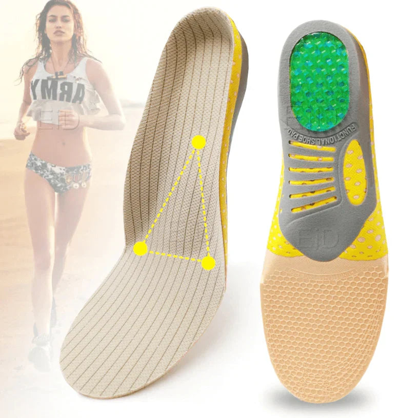 Gel Cushion Insoles with Arch Support for Pain Relief and All-Day Comfort | Lonoma