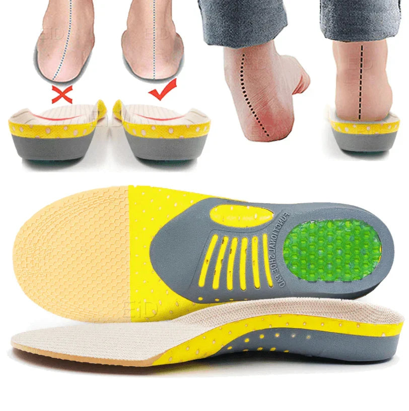 Gel Cushion Insoles with Arch Support for Pain Relief and All-Day Comfort | Lonoma