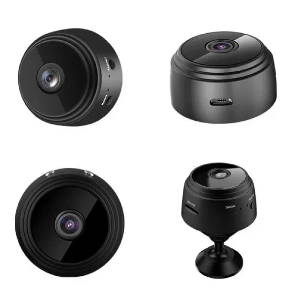 Caméra de Sécurité sans Fil avec Montage Magnétique 360° et Vision Nocturne Infrarouge HD pour Véhicule | Koossa