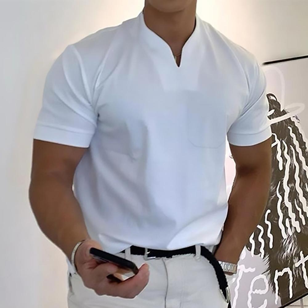 Men's Cotton Polo Shirt with Structured Collar in Classic Colours for Smart Casual Occasions | Koossa