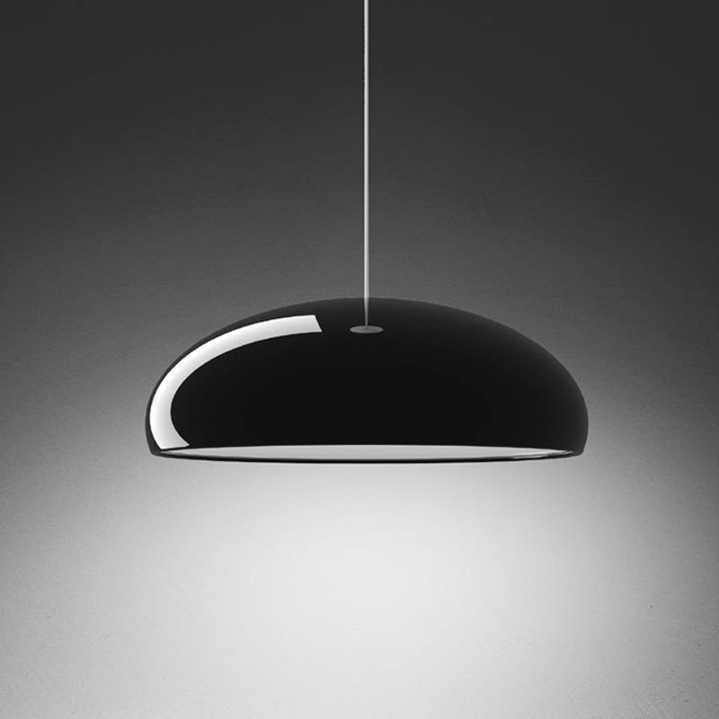Modern Geometric Metal Pendant Light - Dimmable LED Ceiling Fixture with 3-Color Temperature Switching - 14 to 24 Inch Diameter Options | Lonoma