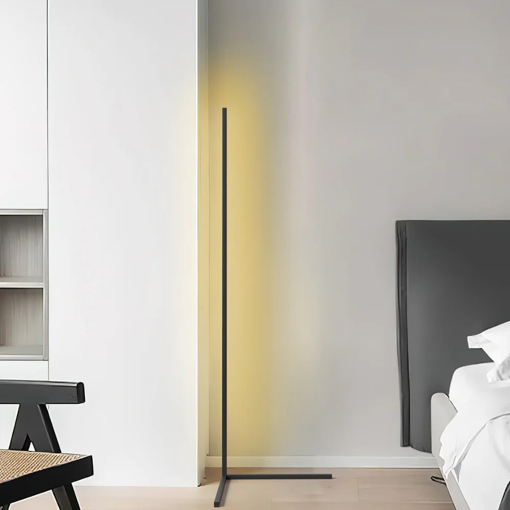 Lampadaire Design LED 24W Réglable Blanc Chaud et RGB Pied en V Minimaliste Éclairage d'Ambiance pour Salon | Koossa