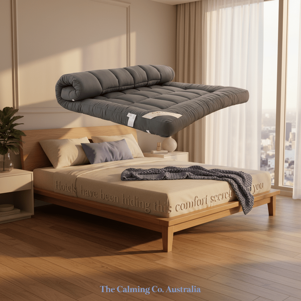 Surmatelas Bambou au Charbon Hypoallergénique 1000 GSM 5 cm Rafraîchissant Respirant Confort Sommeil Sain | Koossa