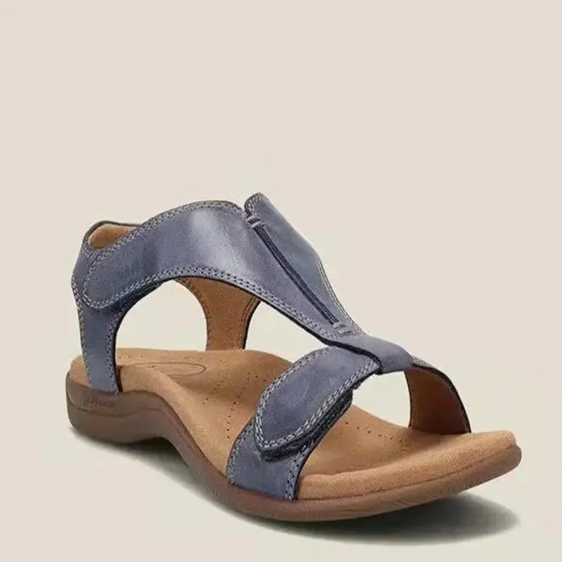 Orthopaedic Cross-Strap Sandal with Contoured Footbed in Six Colours for Spring and Summer | Koossa
