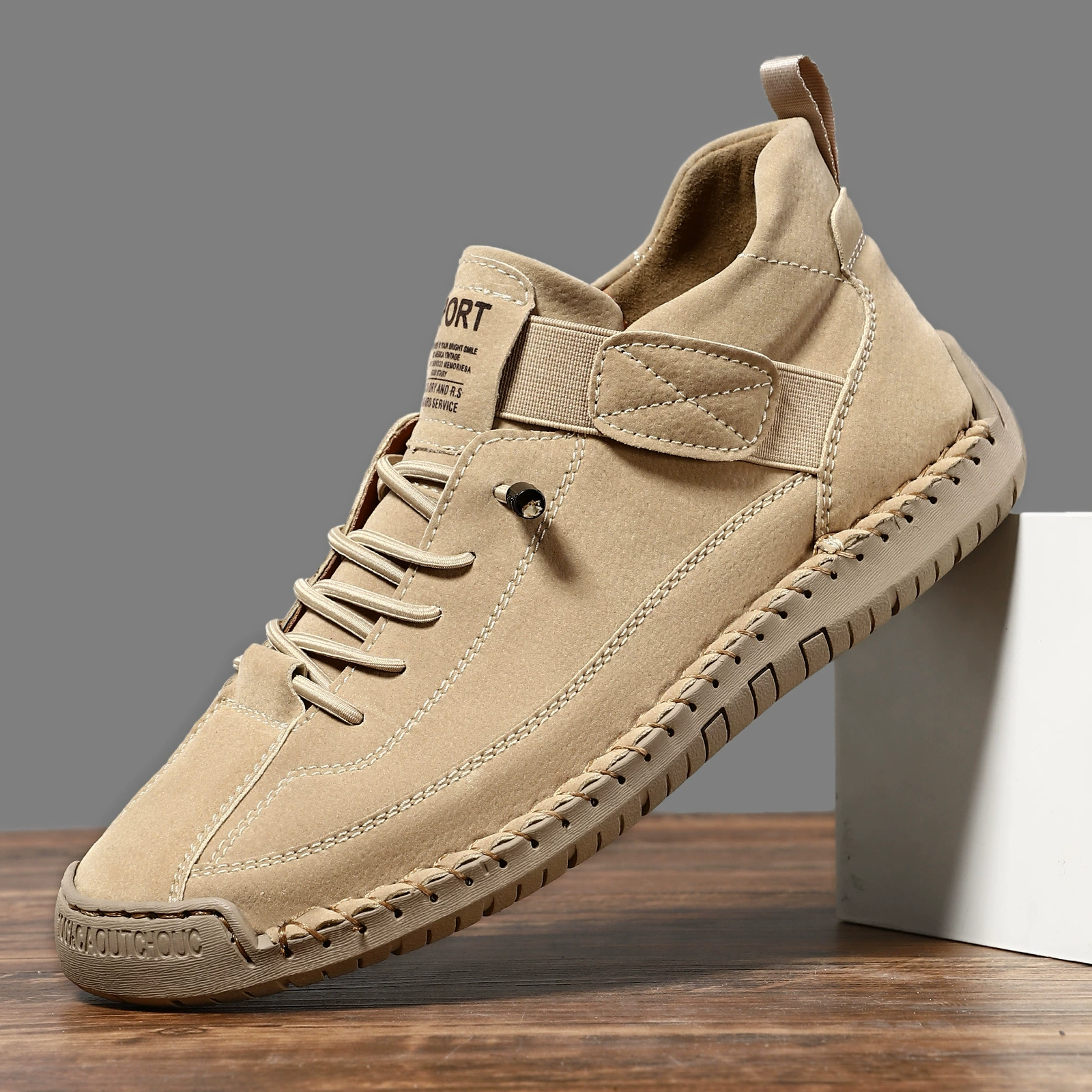 Lace-Up Walking Trainers in Canvas with Cushioned Sole | Women's Spring & Summer Athletic Footwear | Koossa