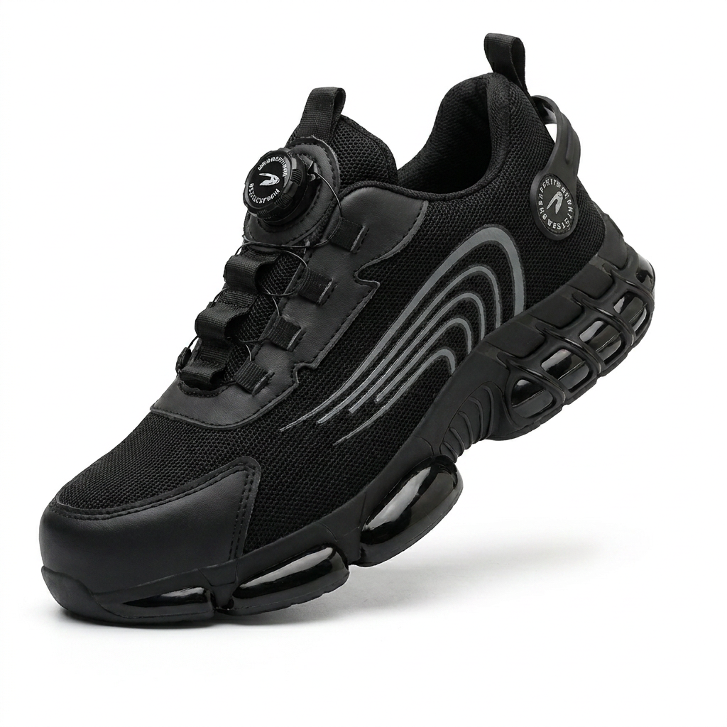 Men's Safety Trainers with Steel Toe Cap and BOA Closure System — Breathable Work Footwear for Workshops & Warehouses | Koossa