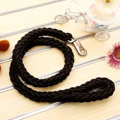 Dog Lead Braided Nylon 1.3m Heavy Duty Cushioned Handle Strong Dog Leash Thick Rope Tangle-Free Small Medium Large | Koossa