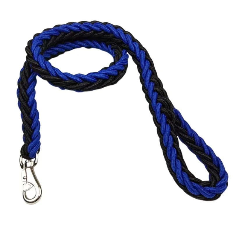Dog Lead Braided Nylon 1.3m Heavy Duty Cushioned Handle Strong Dog Leash Thick Rope Tangle-Free Small Medium Large | Koossa