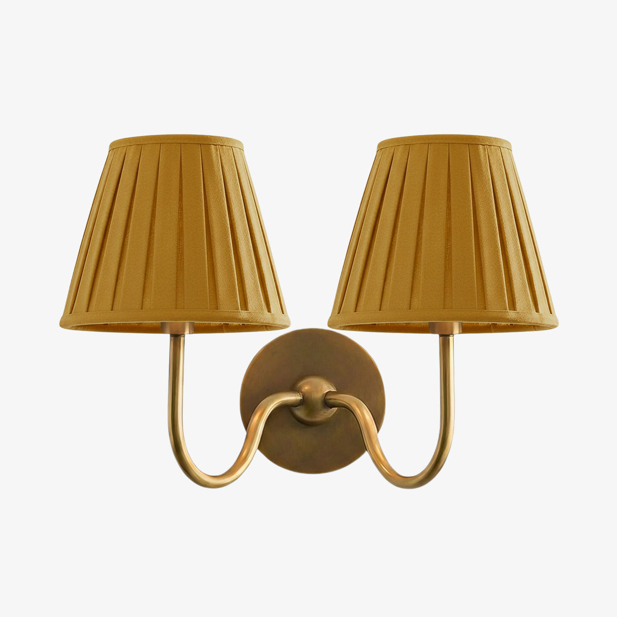 Applique murale élégante à abat-jour plissé en tissu – Éclairage classique et raffiné pour chambre et salon | Koossa