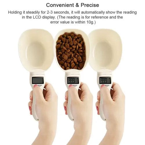 Pet Food Measuring Spoon Digital Scale 800g 250ml LCD Display Portion Control Dog Cat Kibble Scoop Feeding Tool | Koossa