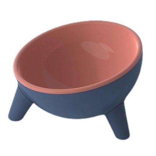 Pet Raised Bowl Tilted 15 Degree Resin Non-Toxic Elevated Dog Cat Food Water Bowl Cervical Spine Support Anti-Spill Ergonomic | Koossa