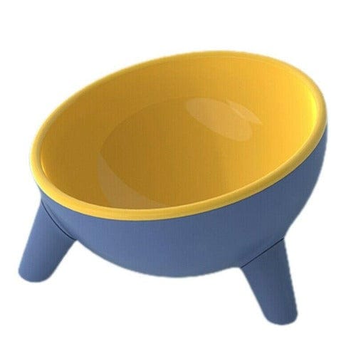 Pet Raised Bowl Tilted 15 Degree Resin Non-Toxic Elevated Dog Cat Food Water Bowl Cervical Spine Support Anti-Spill Ergonomic | Koossa