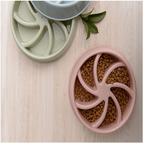 Slow Feeder Dog Bowl Maze Design PP ABS Anti-Slip Dishwasher Safe 200ml Bloat Prevention Cat Dog Puzzle Bowl | Koossa