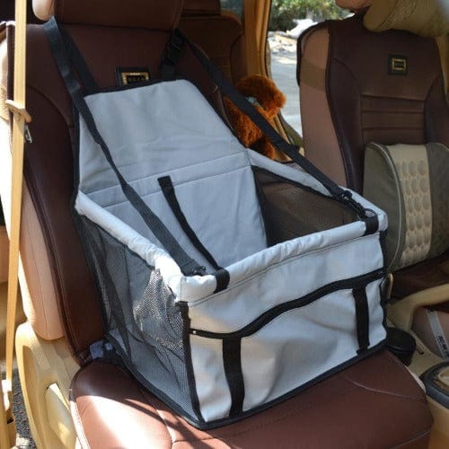 Dog Car Seat Carrier Elevated Booster Seat Secure Attach Belt Small Medium Dogs Travel Carrier Foldable Portable Car Pet Seat | Koossa