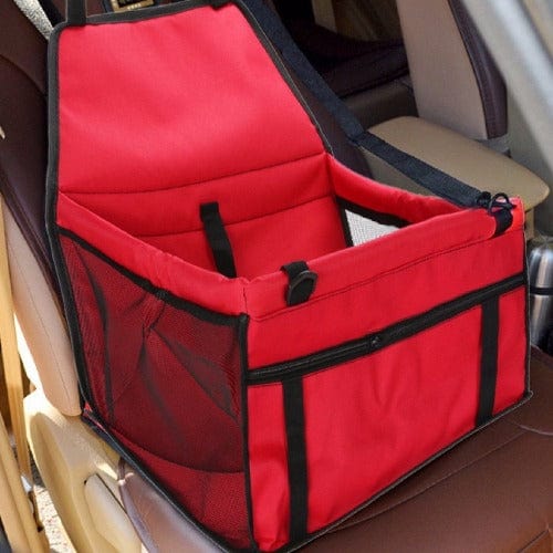 Dog Car Seat Carrier Elevated Booster Seat Secure Attach Belt Small Medium Dogs Travel Carrier Foldable Portable Car Pet Seat | Koossa