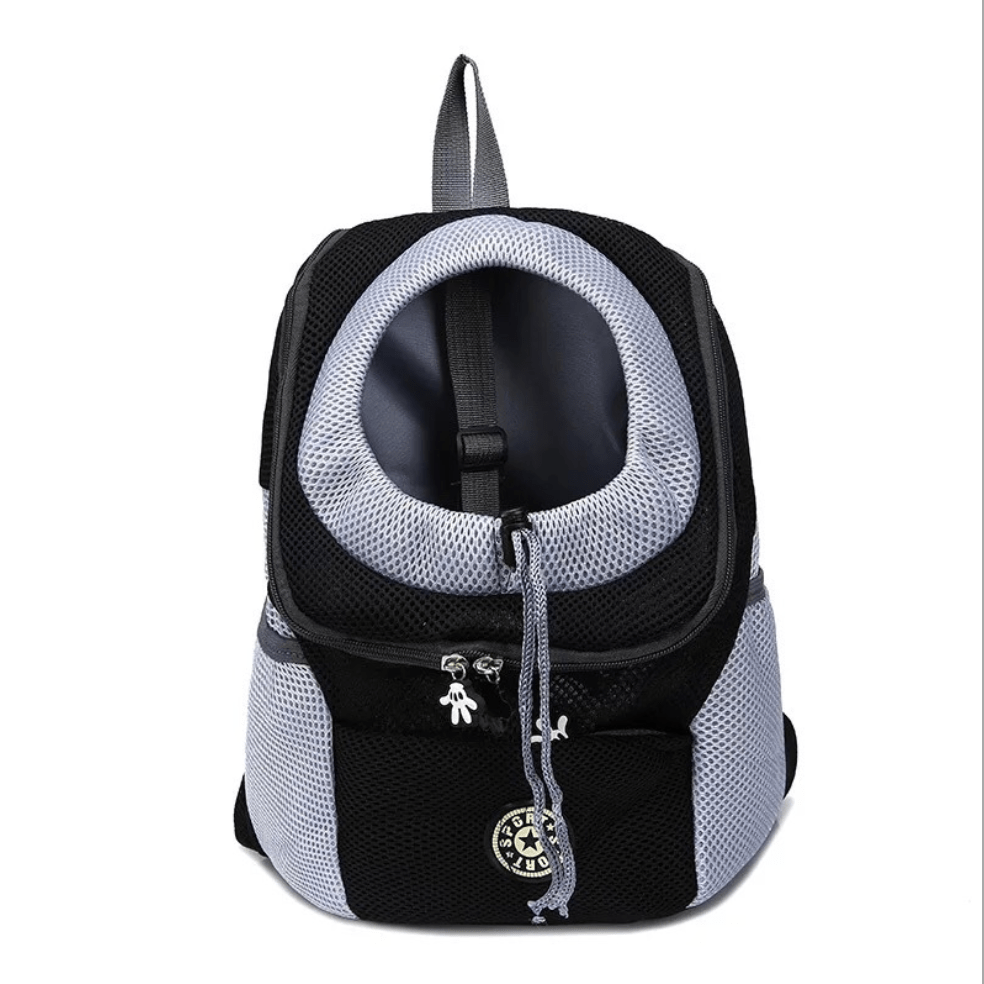 Dog Carrier Backpack Oxford Polyester Breathable Mesh S M L Up to 8kg Safety Leash Padded Hiking Travel Pet Bag | Koossa